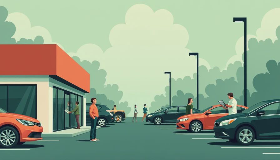 Illustration for how to get the best deal on a used car