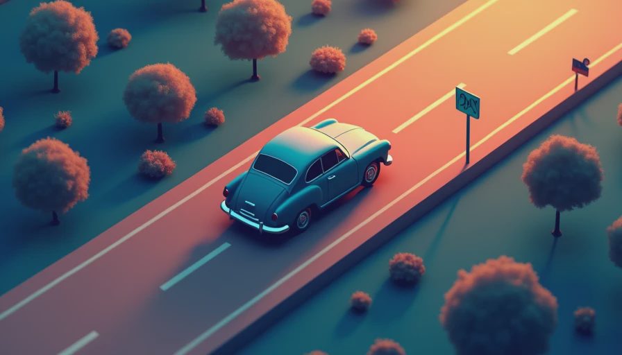 Visual context for high mileage cars